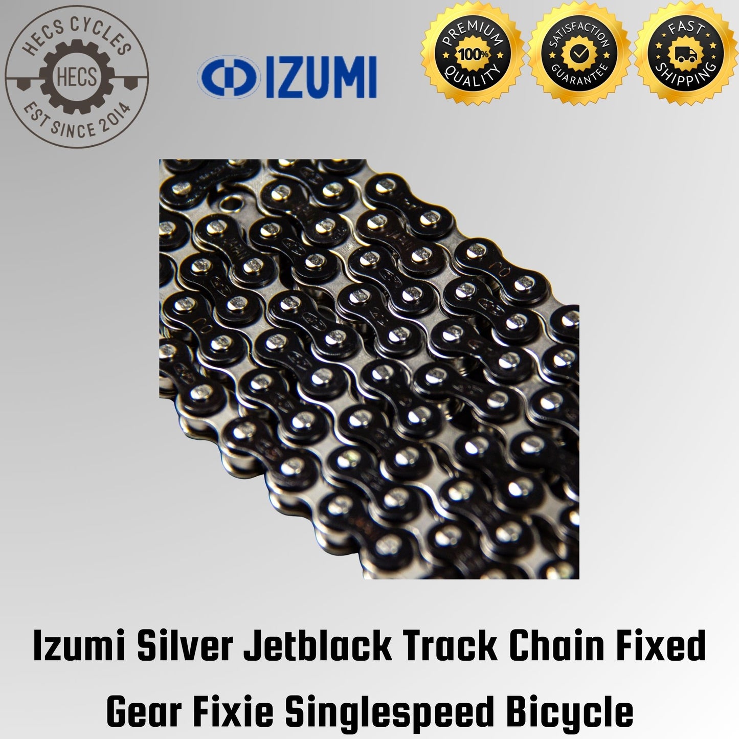 Izumi Jetblack Track Fixed Gear Fixie Single Speed Chain