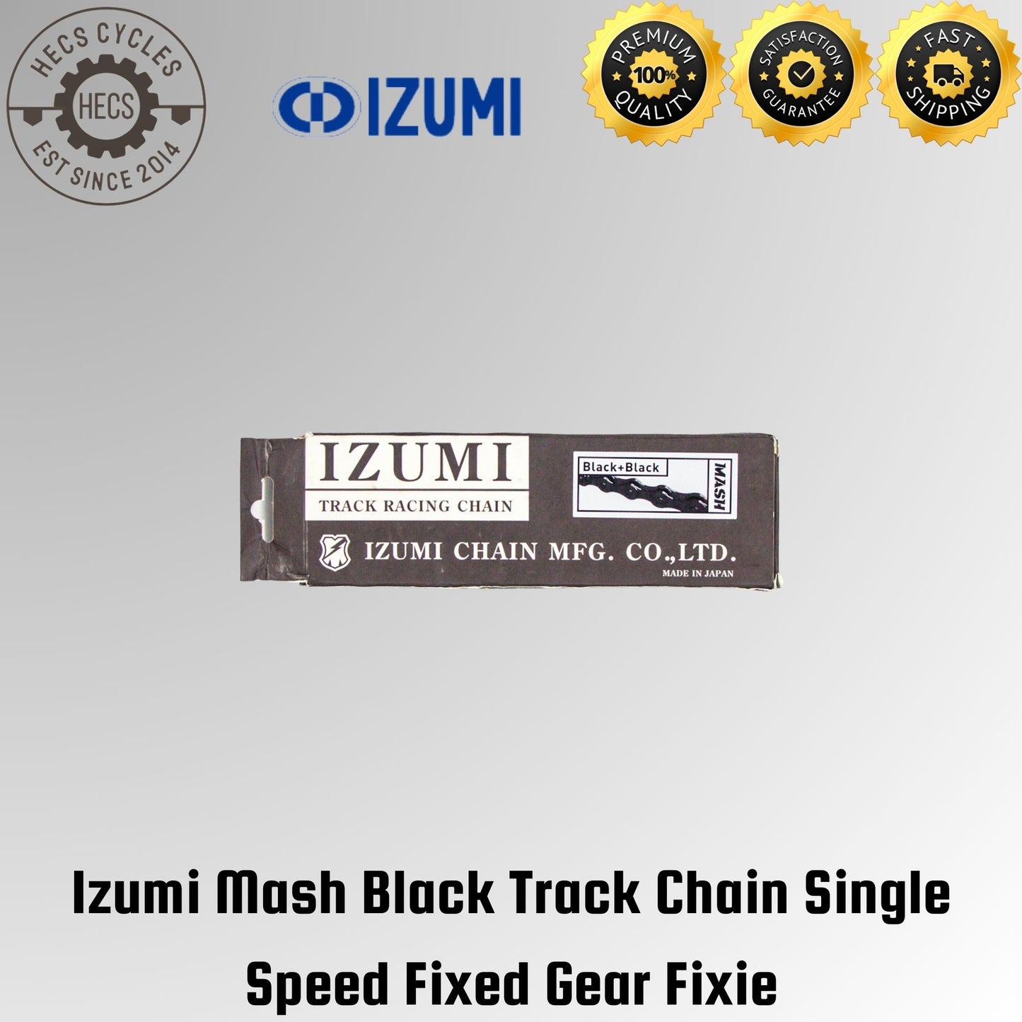 Izumi Chain Track Fixed Gear Fixie Single Speed Chain Made In Japan