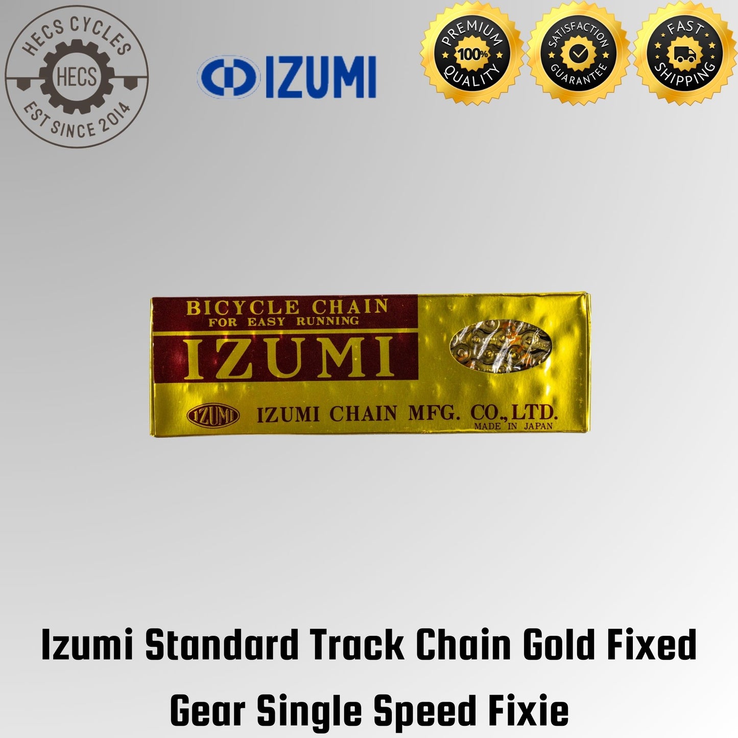 Izumi Chain Track Fixed Gear Fixie Single Speed Chain Made In Japan