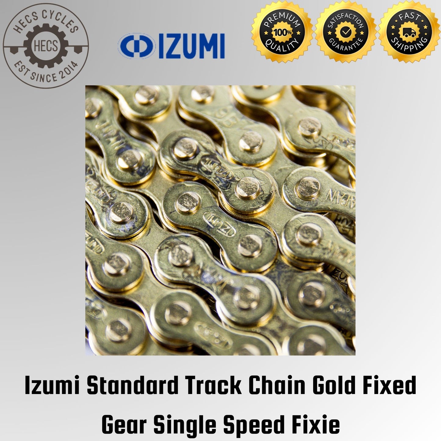 Izumi Chain Track Fixed Gear Fixie Single Speed Chain Made In Japan