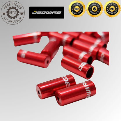 Jagwire Bicycle Aluminium Housing End Caps For Shifter Brake Housing