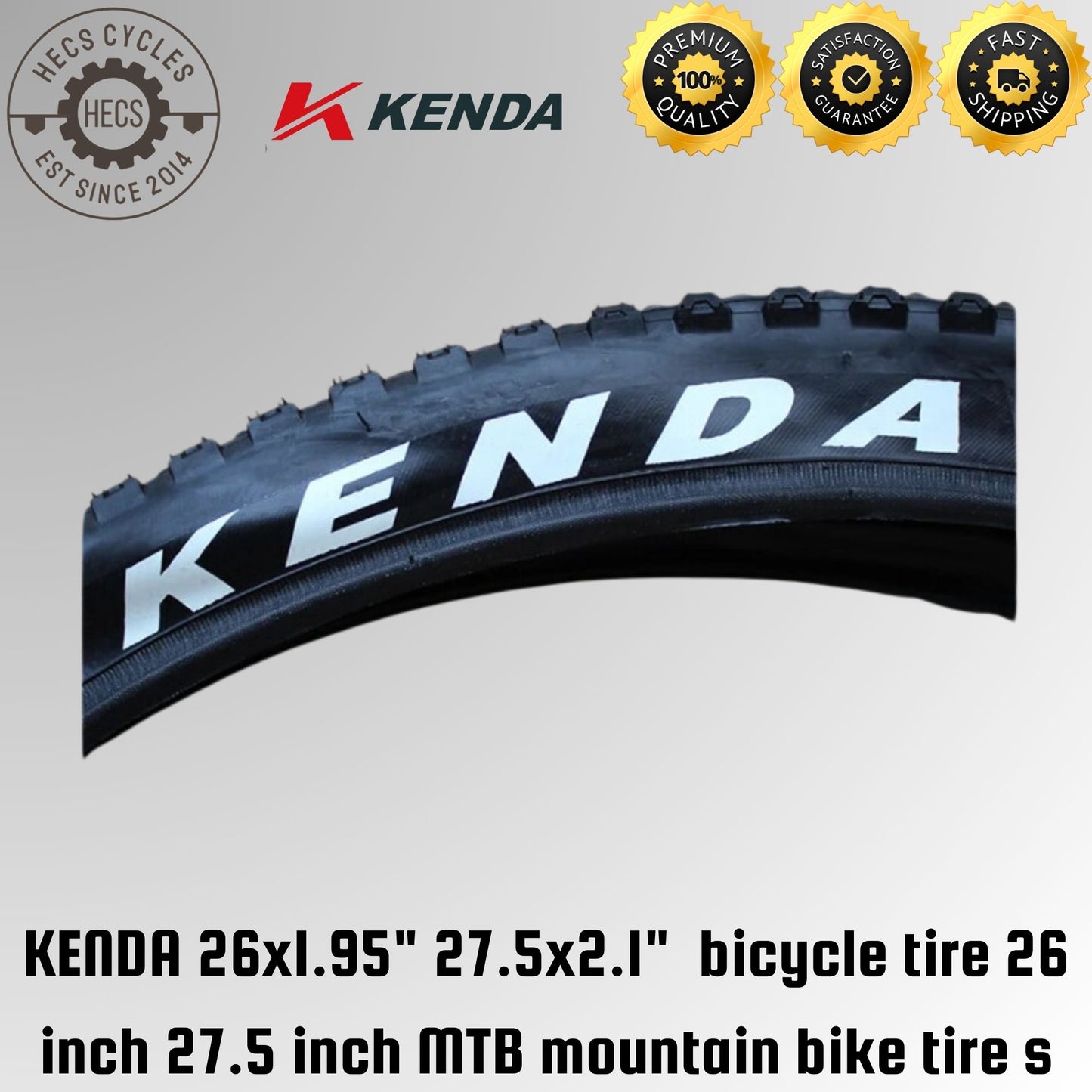 KENDA K1104 26x1.95" 27.5x2.1"  bicycle tire 26 inch 27.5 inch MTB mountain bike tire s