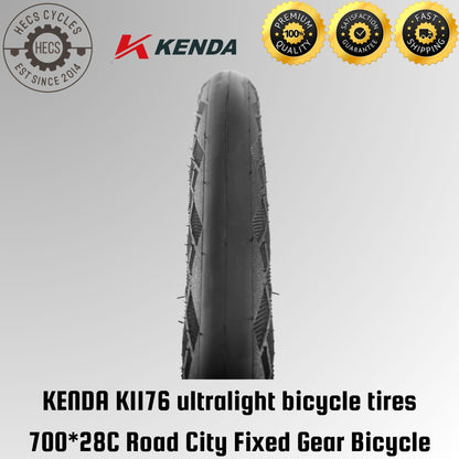 KENDA K1176 ultralight bicycle tires 700*28C Road City Fixed Gear Bicycle