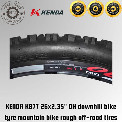 KENDA K877 26x2.35" DH downhill bike tyre mountain bike rough off-road tires