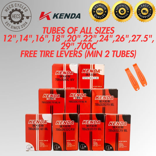 Kenda Inner Tube Bicycle Tube 12/14/16/20/22/24/26/27.5/29/700C