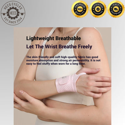 Lightweight Sports Wrist Support 1 Pair – Anti-Strain Brace for Badminton, Table Tennis, Tennis & Gym