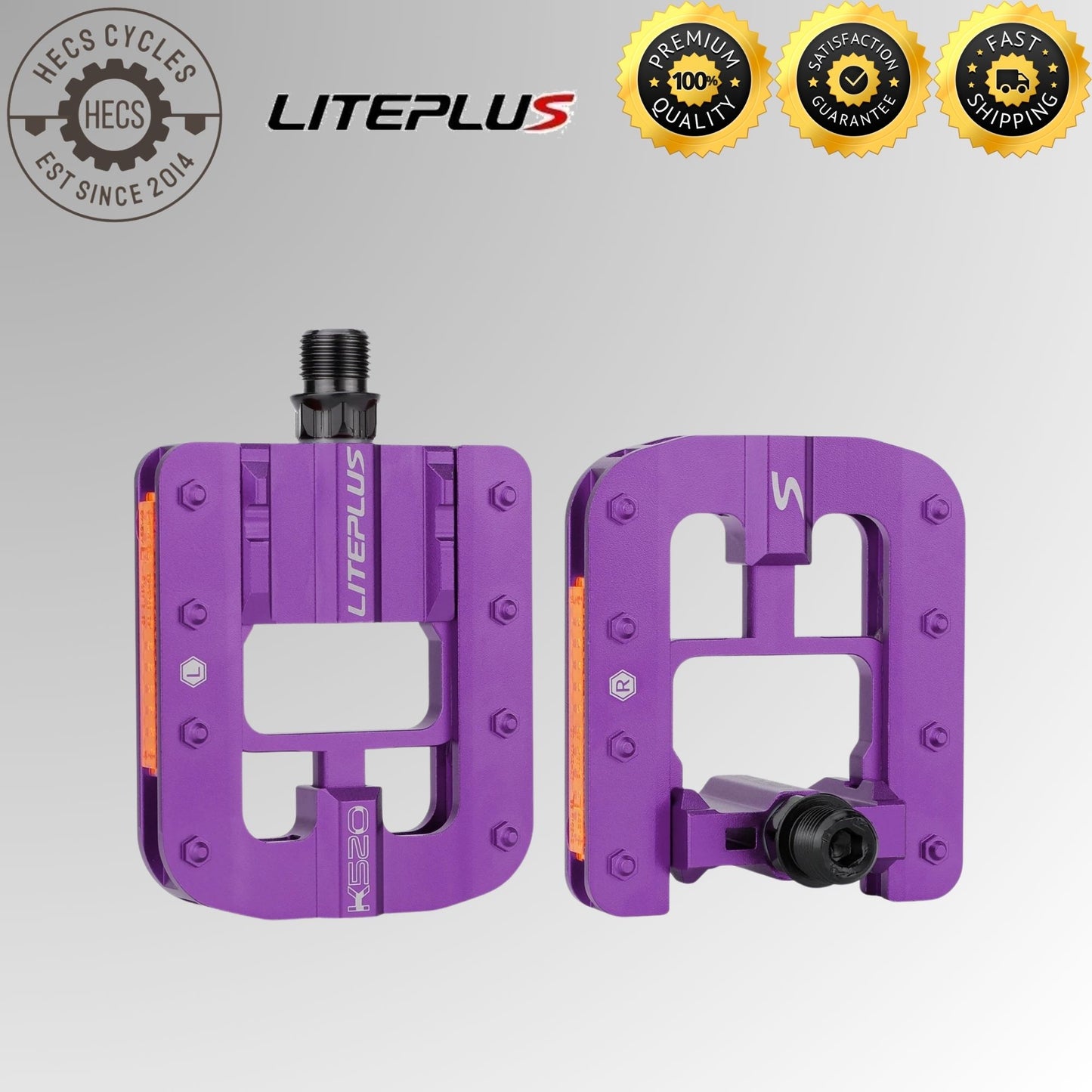 Liteplus Aluminum Alloy Foldable Bike Pedals Quick Folding, Lightweight & Durable Foldable Bicycle Pedals