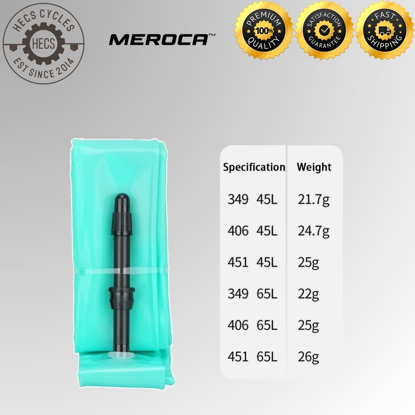MEROCA Ultralight TPU Folding Bike Inner Tube 349/406/451 Presta Valve 45mm/65mm Portable Bicycle Tube