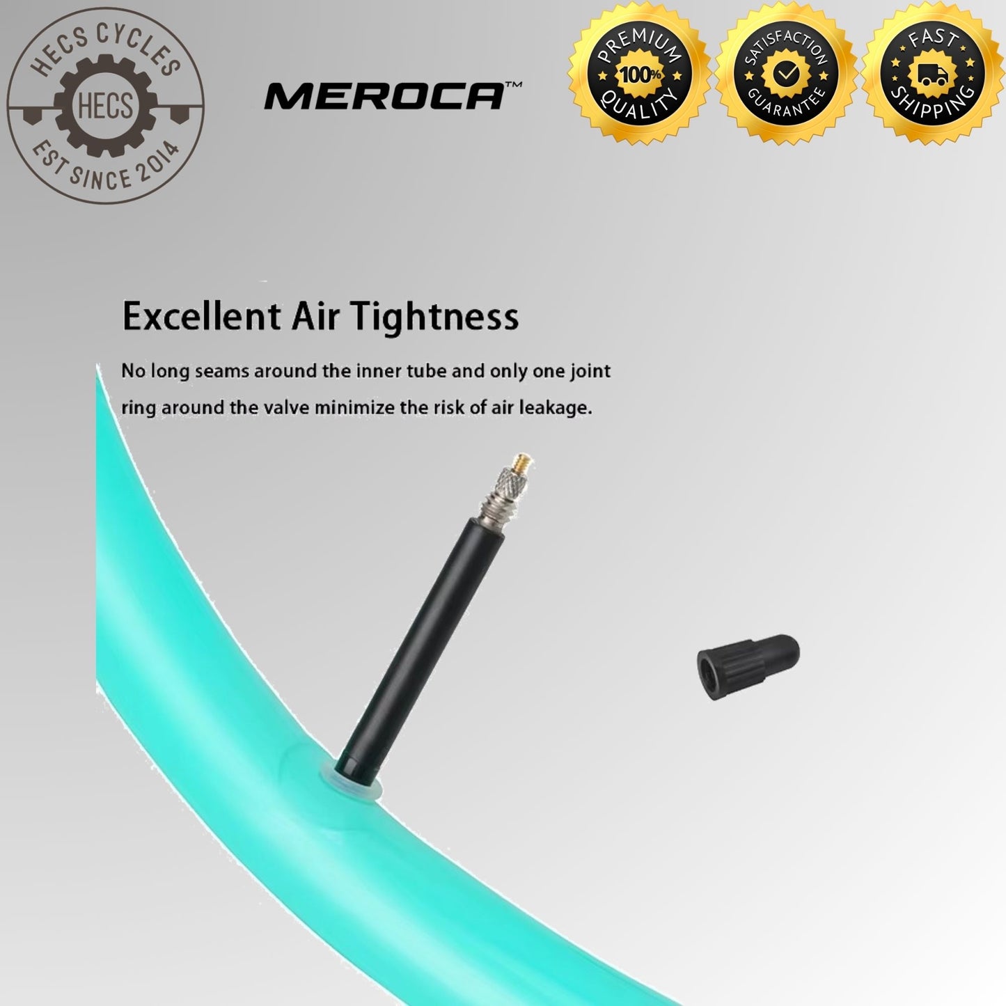 MEROCA Ultralight TPU Folding Bike Inner Tube 349/406/451 Presta Valve 45mm/65mm Portable Bicycle Tube