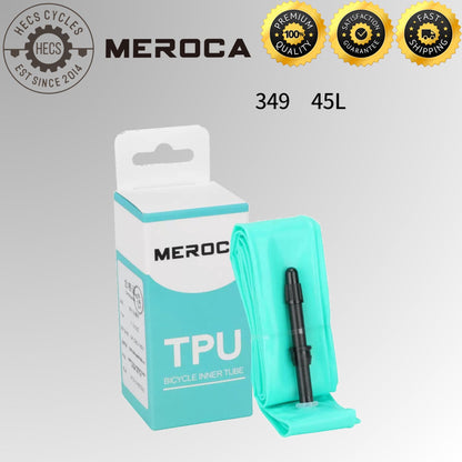 MEROCA Ultralight TPU Folding Bike Inner Tube 349/406/451 Presta Valve 45mm/65mm Portable Bicycle Tube