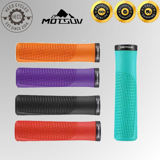 MOTSUV Bicycle Lock-On Bike Grips Ergonomic Anti-Slip Shock-Absorbing Handlebar Grips