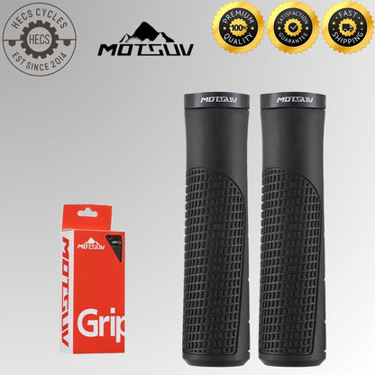 MOTSUV Bicycle Lock-On Bike Grips Ergonomic Anti-Slip Shock-Absorbing Handlebar Grips