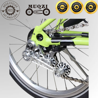 MUQZI Aluminium Folding Bike Chain Tensioner Rear Derailleur Guide for Brompton 2 3 6 Speed