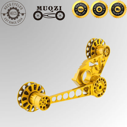 MUQZI Aluminium Folding Bike Chain Tensioner Rear Derailleur Guide for Brompton 2 3 6 Speed