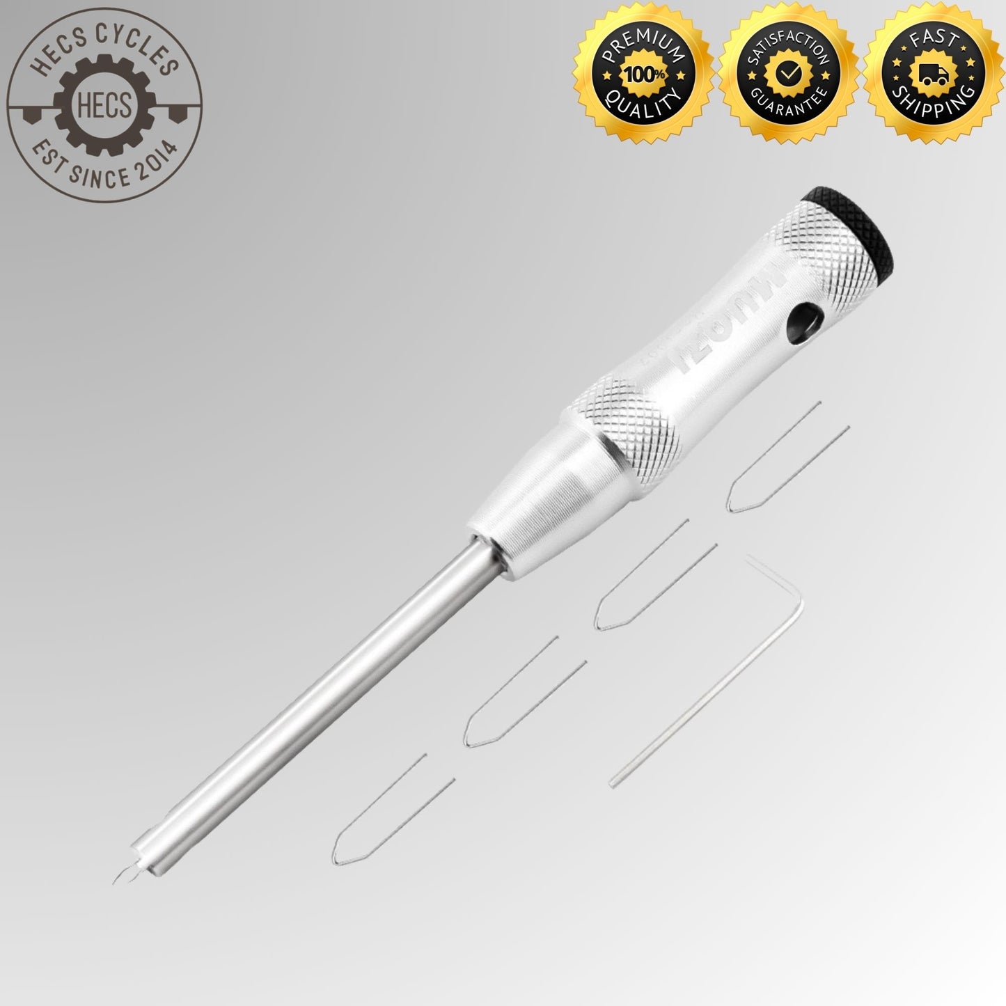 MUQZI Bicycle Spoke Nipple Inserter Tool MTB Road Bike Spoke Nipple Spanner Wrench