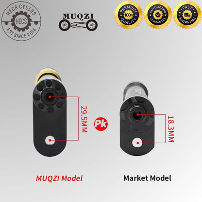 MUQZI Easy Wheels Extension Rod Expandable Lever for Brompton Folding Bikes