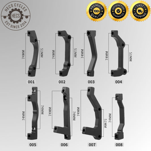 MUQZI MTB disc brake disc PM/IS adapter 160/180/203mm IS/PM aluminum alloy caliper adapter