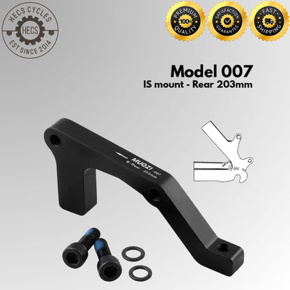MUQZI MTB disc brake disc PM/IS adapter 160/180/203mm IS/PM aluminum alloy caliper adapter