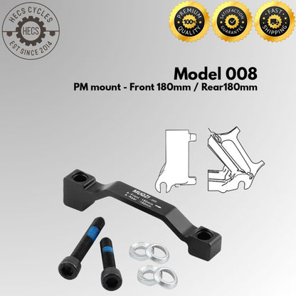 MUQZI MTB disc brake disc PM/IS adapter 160/180/203mm IS/PM aluminum alloy caliper adapter