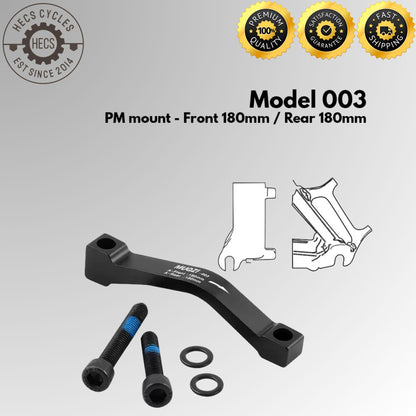 MUQZI MTB disc brake disc PM/IS adapter 160/180/203mm IS/PM aluminum alloy caliper adapter