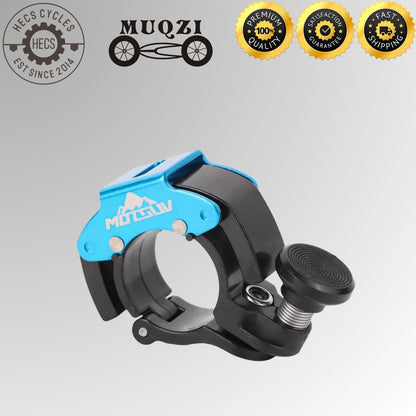 MOTSUV Mini Bicycle Bell Anti Theft Alarm Horn Loud Crisp Sound Aluminum Alloy Bike Bell for MTB Road Bicycle