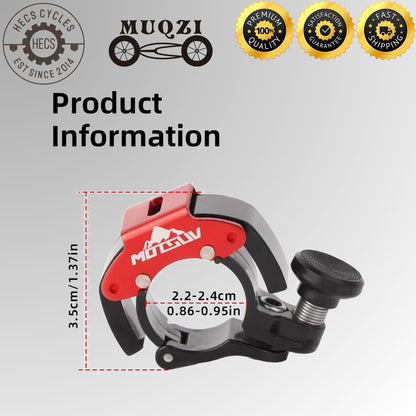 MOTSUV Mini Bicycle Bell Anti Theft Alarm Horn Loud Crisp Sound Aluminum Alloy Bike Bell for MTB Road Bicycle