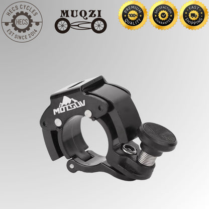 MOTSUV Mini Bicycle Bell Anti Theft Alarm Horn Loud Crisp Sound Aluminum Alloy Bike Bell for MTB Road Bicycle