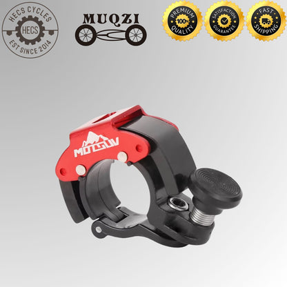 MOTSUV Mini Bicycle Bell Anti Theft Alarm Horn Loud Crisp Sound Aluminum Alloy Bike Bell for MTB Road Bicycle