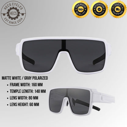 Polarized Sports Sunglasses UV400 Windproof Cycling Glasses for Running, Hiking, Driving & Outdoor Sports
