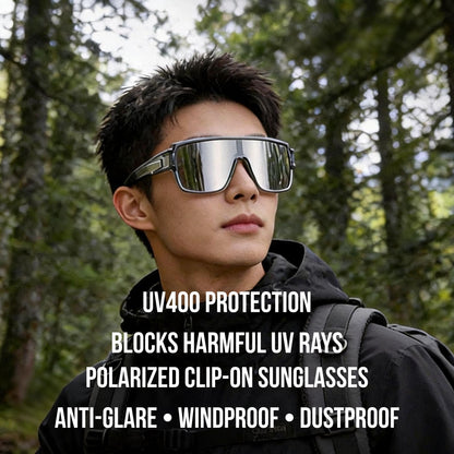 Polarized Sports Sunglasses UV400 Windproof Cycling Glasses for Running, Hiking, Driving & Outdoor Sports