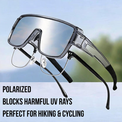 Polarized Sports Sunglasses UV400 Windproof Cycling Glasses for Running, Hiking, Driving & Outdoor Sports