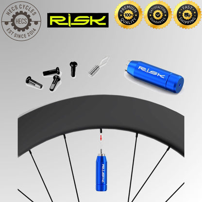 RISK Internal Nipple Carbon Rim Nipple Guide Magnet Set Bicycle Tool