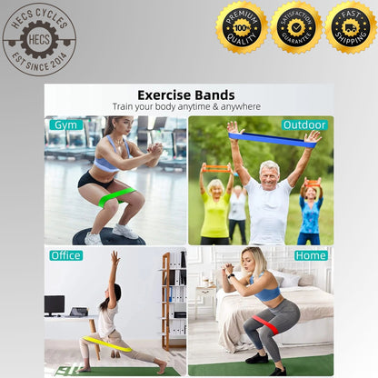 Resistance Loop Band – Squat, Yoga & Dance Stretch Band for Glutes and Legs