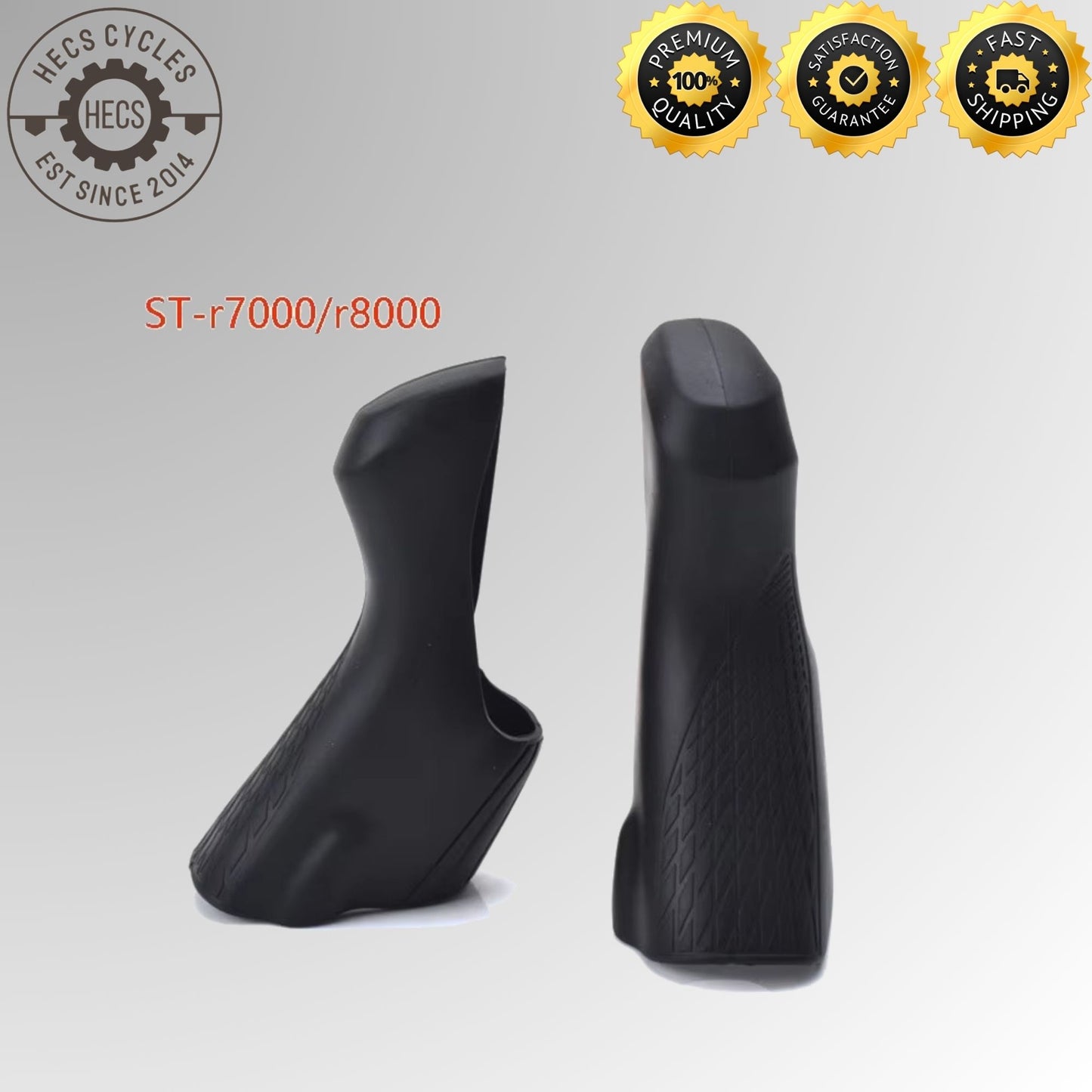 Road Bike Silicone Rubber Brake Hood Covers for Shimano ST-R2000 R3000 R7000 R8000 ST-4700 5800 6800 (1 Pair)