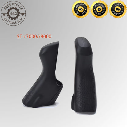 Road Bike Silicone Rubber Brake Hood Covers for Shimano ST-R2000 R3000 R7000 R8000 ST-4700 5800 6800 (1 Pair)