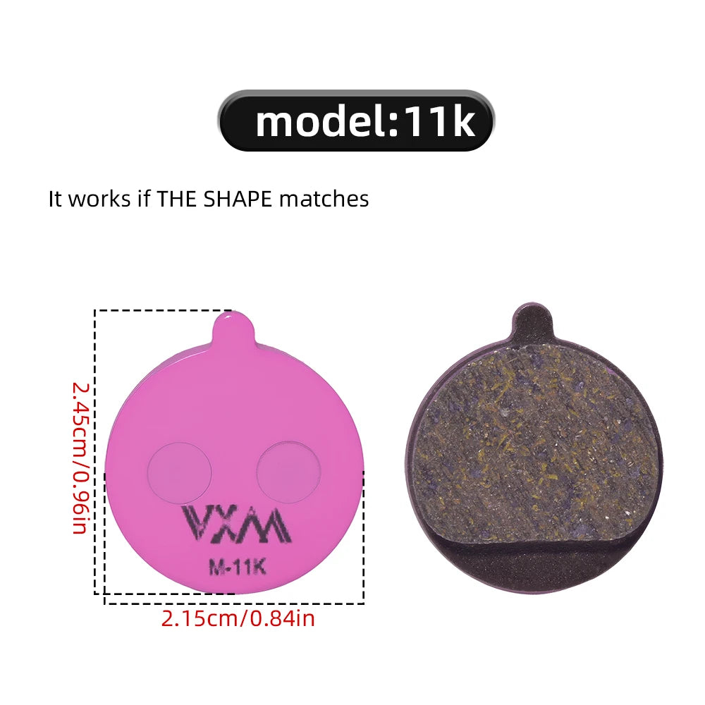 Bicycle Disc Brake Pads Carbon Ceramic Fiber for Shimano SRAM Hope Magura MTB Mountain Bike Disc Brakes