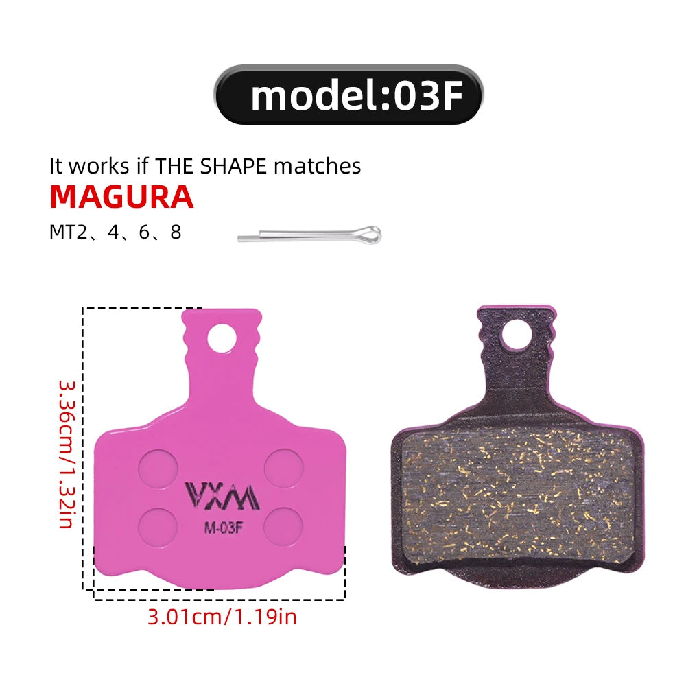 Bicycle Disc Brake Pads Carbon Ceramic Fiber for Shimano SRAM Hope Magura MTB Mountain Bike Disc Brakes
