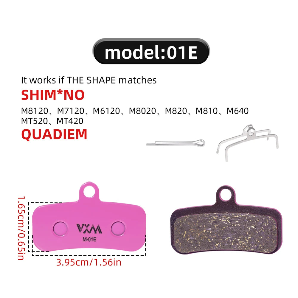 Bicycle Disc Brake Pads Carbon Ceramic Fiber for Shimano SRAM Hope Magura MTB Mountain Bike Disc Brakes
