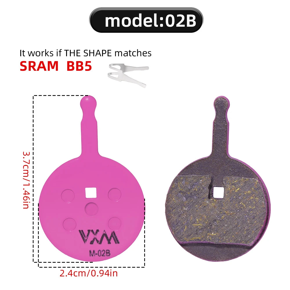 Bicycle Disc Brake Pads Carbon Ceramic Fiber for Shimano SRAM Hope Magura MTB Mountain Bike Disc Brakes