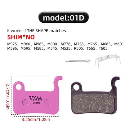Bicycle Disc Brake Pads Carbon Ceramic Fiber for Shimano SRAM Hope Magura MTB Mountain Bike Disc Brakes