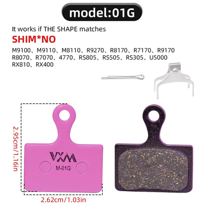Bicycle Disc Brake Pads Carbon Ceramic Fiber for Shimano SRAM Hope Magura MTB Mountain Bike Disc Brakes