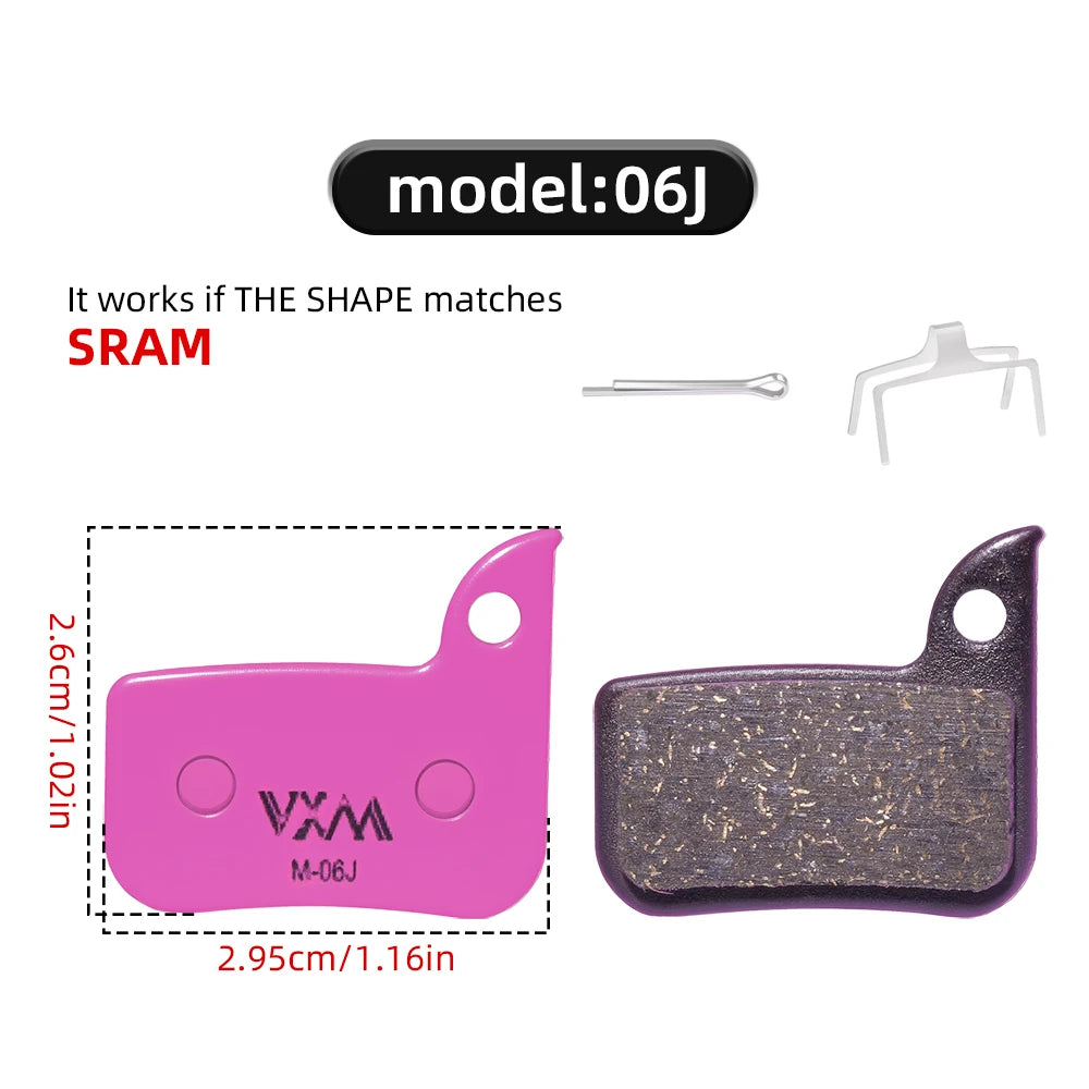 Bicycle Disc Brake Pads Carbon Ceramic Fiber for Shimano SRAM Hope Magura MTB Mountain Bike Disc Brakes