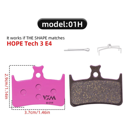 Bicycle Disc Brake Pads Carbon Ceramic Fiber for Shimano SRAM Hope Magura MTB Mountain Bike Disc Brakes