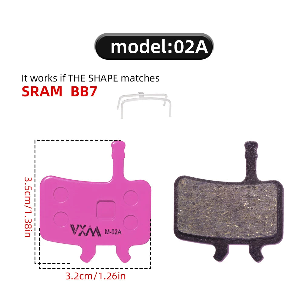 Bicycle Disc Brake Pads Carbon Ceramic Fiber for Shimano SRAM Hope Magura MTB Mountain Bike Disc Brakes