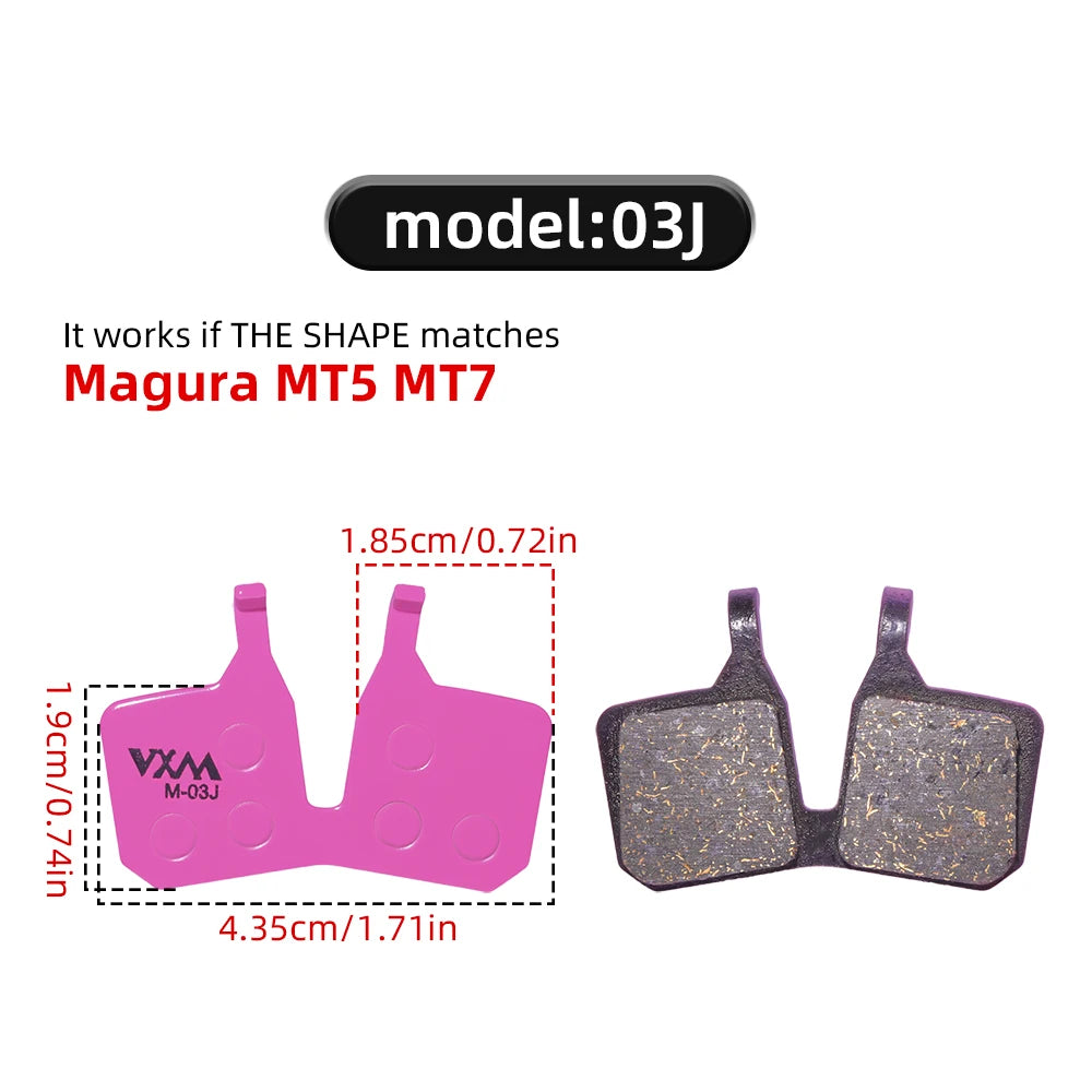 Bicycle Disc Brake Pads Carbon Ceramic Fiber for Shimano SRAM Hope Magura MTB Mountain Bike Disc Brakes