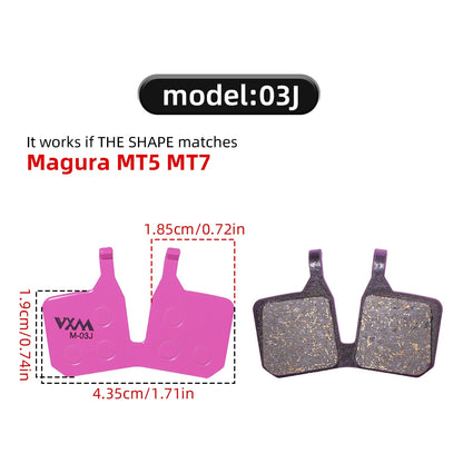 Bicycle Disc Brake Pads Carbon Ceramic Fiber for Shimano SRAM Hope Magura MTB Mountain Bike Disc Brakes