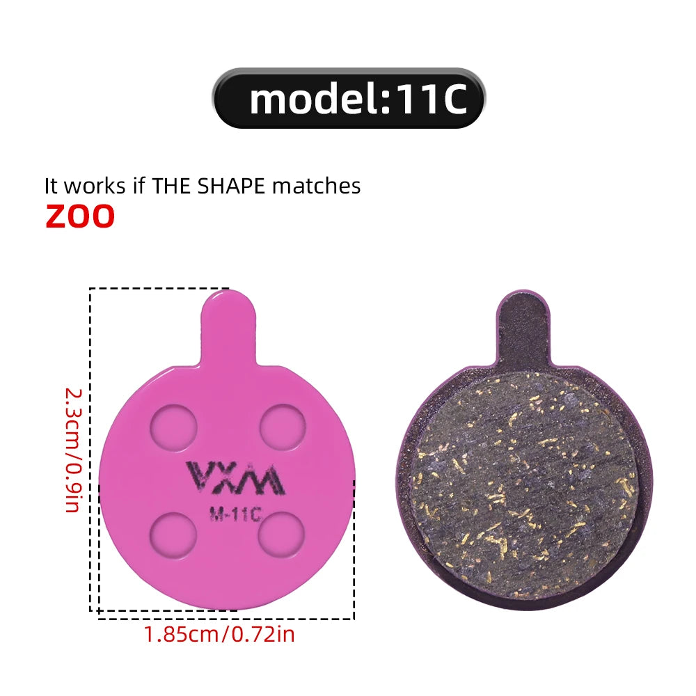 Bicycle Disc Brake Pads Carbon Ceramic Fiber for Shimano SRAM Hope Magura MTB Mountain Bike Disc Brakes