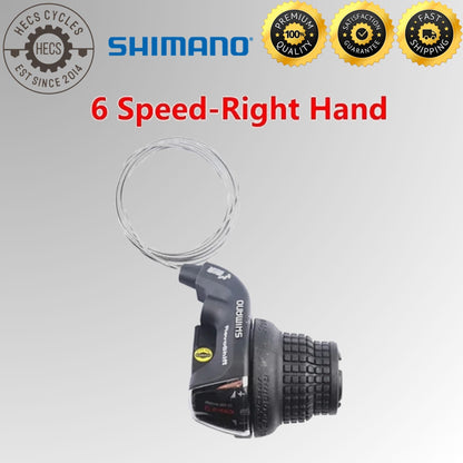 Shimano RS35 RevoShift Grip Shifter 3x6 7 Speed Bicycle Twist Lever Shifter