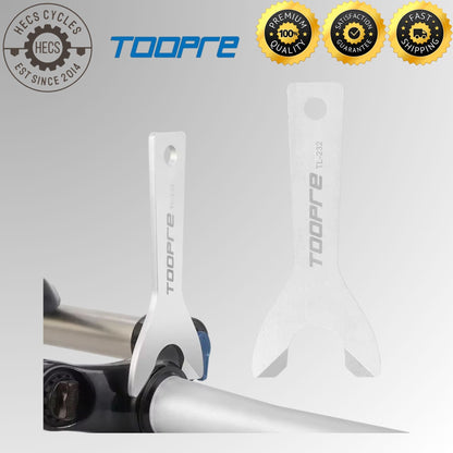 TOOPRE Bicycle Crown Race Remover Tool 1-1/8" 1-1/2" Headset Base Removal Wrench