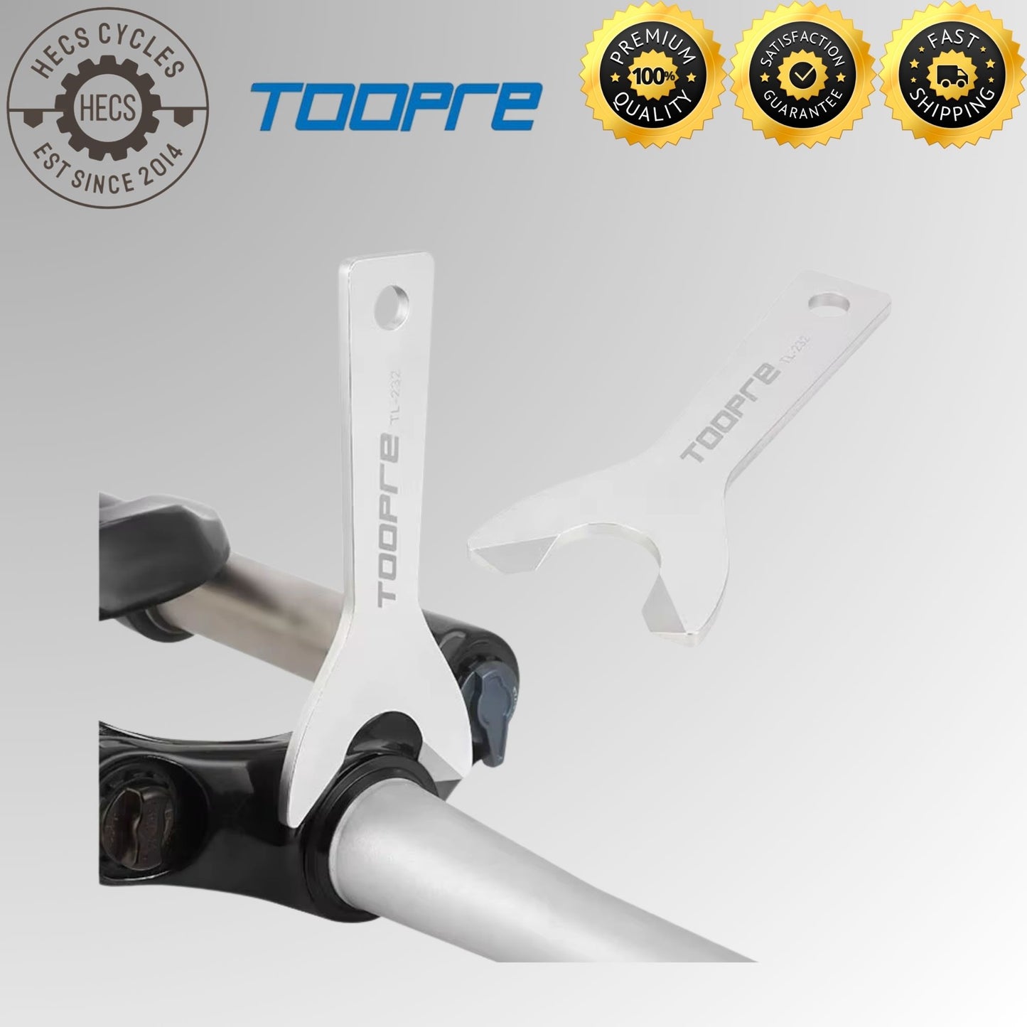 TOOPRE Bicycle Crown Race Remover Tool 1-1/8" 1-1/2" Headset Base Removal Wrench
